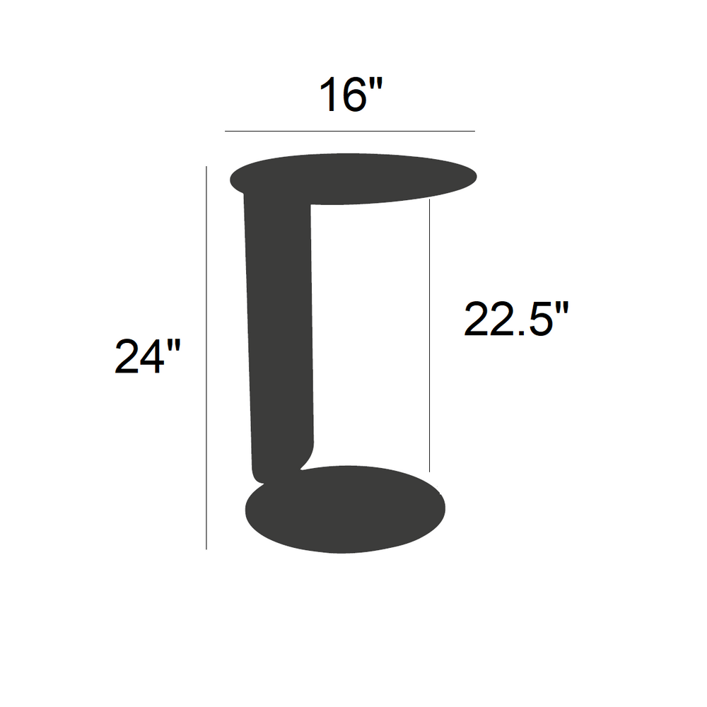 BeBop Offset Side Table