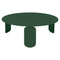 BeBop Round Low Table  option Cedar Green (Textured)