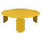 BeBop Round Low Table  option Honey (Textured)