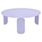 BeBop Round Low Table  option Marshmallow (Textured)