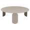 BeBop Round Low Table  option Nutmeg (Speckled Textured)