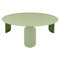 BeBop Round Low Table  option Willow Green (Speckled Textured)