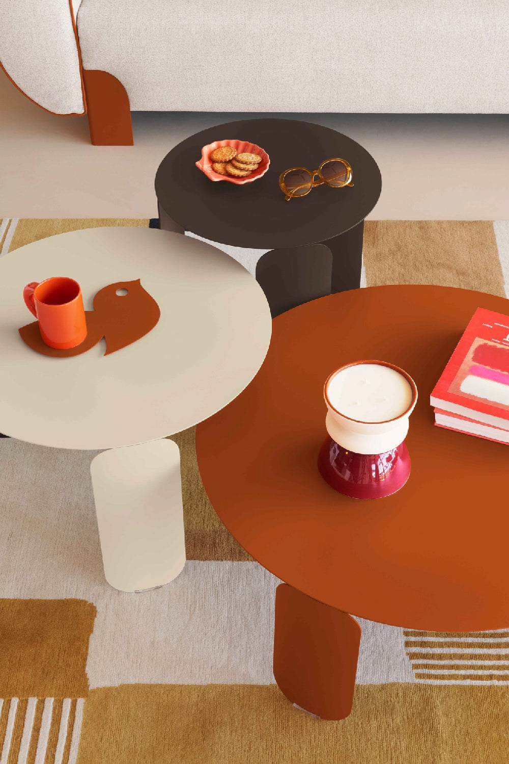 BeBop Round Low Table