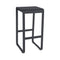 Bellevie Bar Stool without Backrest  option Anthracite (Speckled Textured)