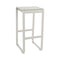 Bellevie Bar Stool without Backrest  option Clay Grey (Textured)