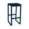 Bellevie Bar Stool without Backrest  option Deep Blue (Textured)