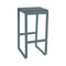 Bellevie Bar Stool without Backrest  option Storm Grey (Speckled Textured)