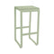 Bellevie Bar Stool without Backrest  option Willow Green (Speckled Textured)