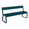 Bellevie Bench with Back  option Acapulco Blue (Textured)
