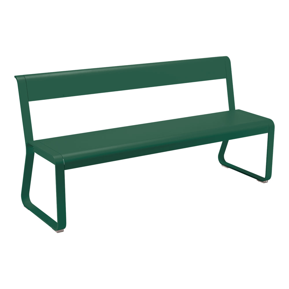 Bellevie Outdoor Bench with Back