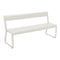 Bellevie Bench with Back  option Clay Grey (Textured)
