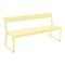 Bellevie Bench with Back  option Frosted Lemon (Textured)
