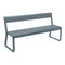 Bellevie Bench with Back  option Storm Grey (Speckled Textured)