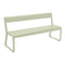 Bellevie Bench with Back  option Willow Green (Speckled Textured)