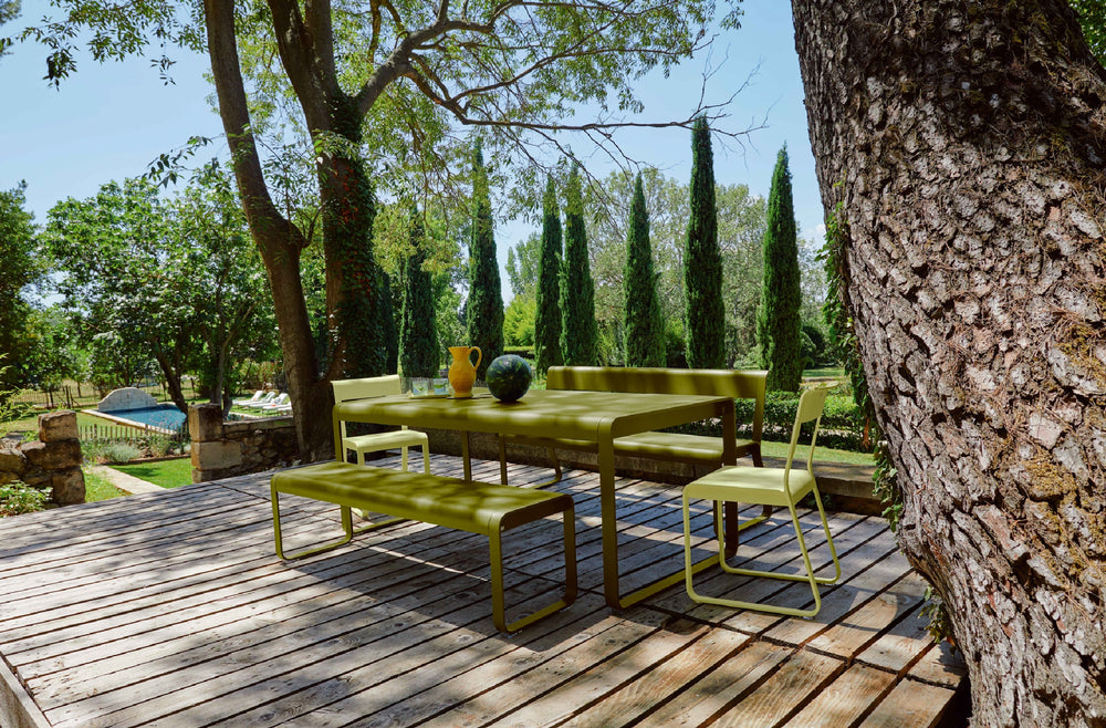 Bellevie Outdoor Bench with Back