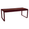 Bellevie Dining Table with Storage  option Black Cherry (Textured)