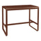 Bellevie High Dining Table  option Red Ochre (Textured)