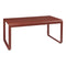 Bellevie Lounge Mid Height Table  option Red Ochre (Textured)