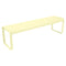 Bellevie Premium Backless Bench  option Frosted Lemon (Textured)