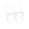 Bistro 2-Seater Bench  option Cotton (Textured)