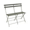 Bistro 2-Seater Bench  option Rosemary (Textured)