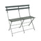 Bistro 2-Seater Bench  option Storm Grey (Speckled Textured)