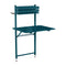 Bistro Balcony Table  option Acapulco Blue (Textured)