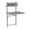 Bistro Balcony Table  option Lapilli Grey (Textured)