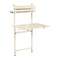 Bistro Balcony Outdoor Table  option Latte Beige (Textured)