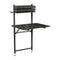 Bistro Balcony Table  option Liquorice (Textured)