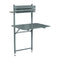 Bistro Balcony Table  option Storm Grey (Speckled Textured)