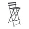 Bistro Bar Stool (Set of 2)  option Anthracite (Speckled Textured)