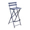 Bistro Bar Stool (Set of 2)  option Deep Blue (Textured)