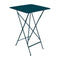 Bistro High Folding Bar Table  option Acapulco Blue (Textured)