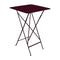 Bistro High Folding Bar Table  option Black Cherry (Textured)