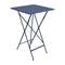 Bistro High Folding Bar Table  option Deep Blue (Textured)