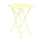 Bistro High Folding Bar Table  option Frosted Lemon (Textured)