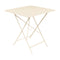 Bistro Plus Square Folding Table  option Latte Beige (Textured)