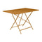 Bistro Rectangle Folding Table  option Gingerbread (Textured)