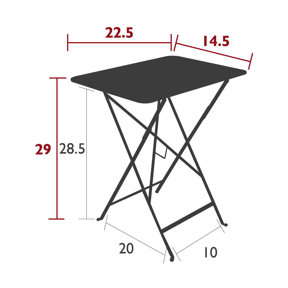 Bistro Rectangle Folding Outdoor Table