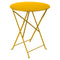 Bistro Round Folding Table  option Honey (Textured)