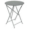 Bistro Round Folding Table  option Lapilli Grey (Textured)