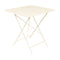 Bistro Outdoor Square Folding Table  option Latte Beige (Textured)