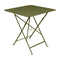 Bistro Square Folding Table  option Pesto (Textured)