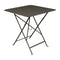 Bistro Outdoor Square Folding Table  option Tonka (Textured)