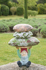 Bouquet Sauvage Pixels Outdoor Pillow
