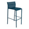 Cadiz High Barstool  option Acapulco Blue (Textured) - Stereo Fabric