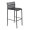 Cadiz High Barstool  option Anthracite (Speckled Textured) - Stereo Fabric