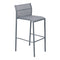 Cadiz High Barstool  option Storm Grey (Speckled Textured) - Stereo Fabric