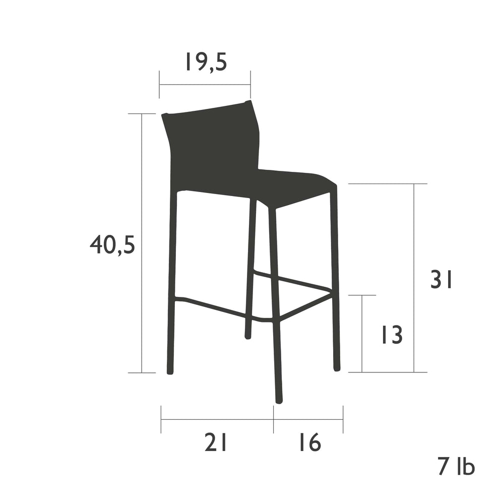 Cadiz High Barstool